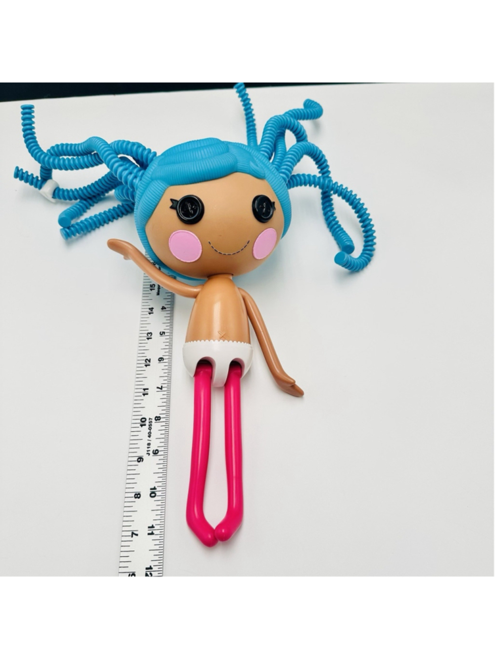 Lalaloopsy Silly Hair Doll Mittens Bendable Blue Hair w/Outfit Shoes 12" - Picture 12 of 16